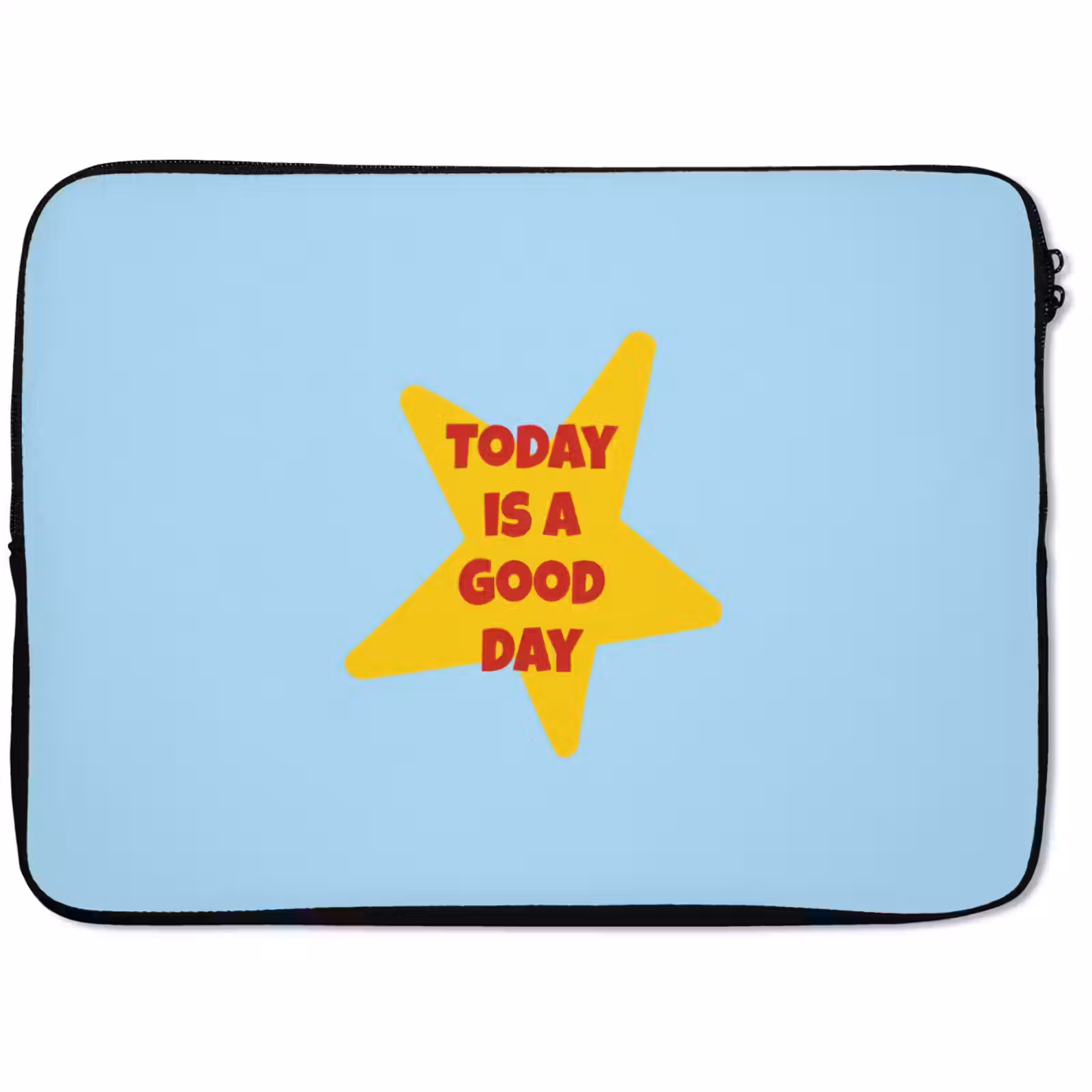 Laptophoes - Ster - Today is a good day - Blauw — 1