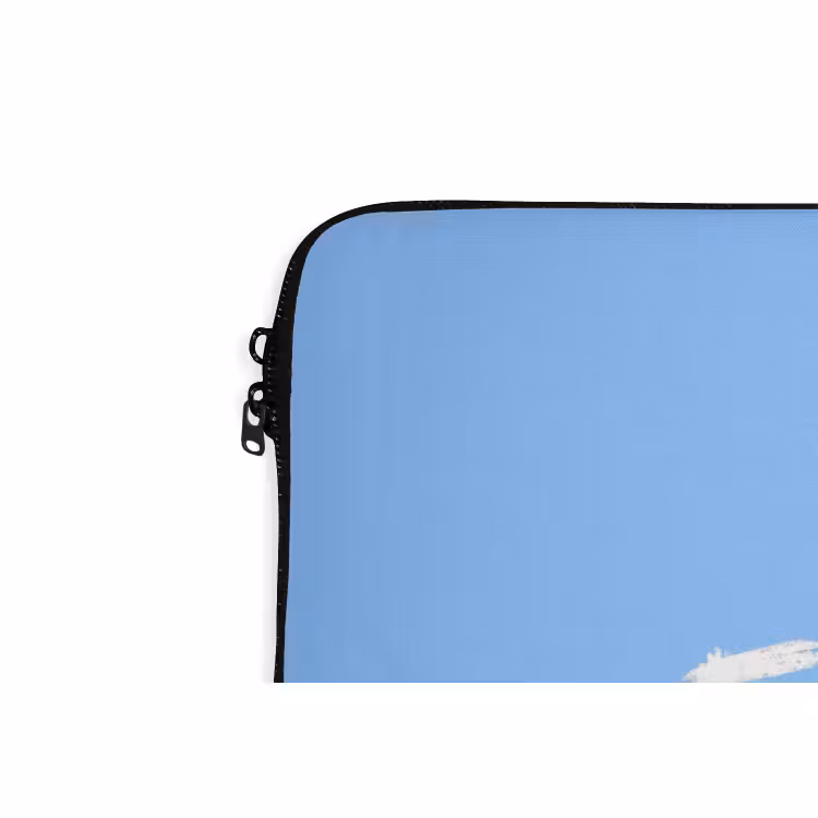 Laptophoes - Blauw - Wit - You fuckin rock — 6