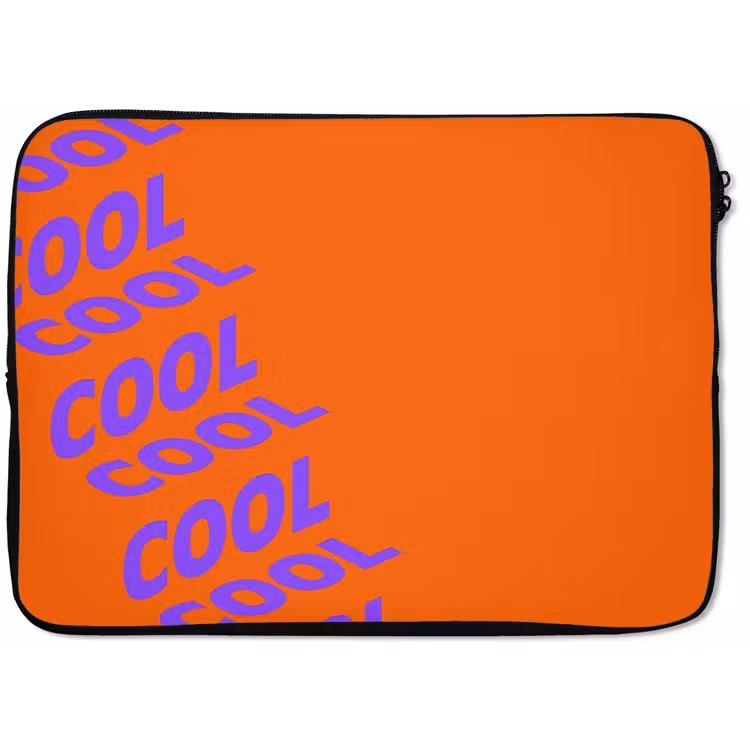 Laptophoes - Cool - Paars - Oranje — 1