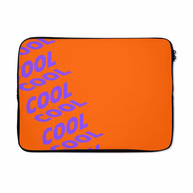 Laptophoes - Cool - Paars - Oranje — 5