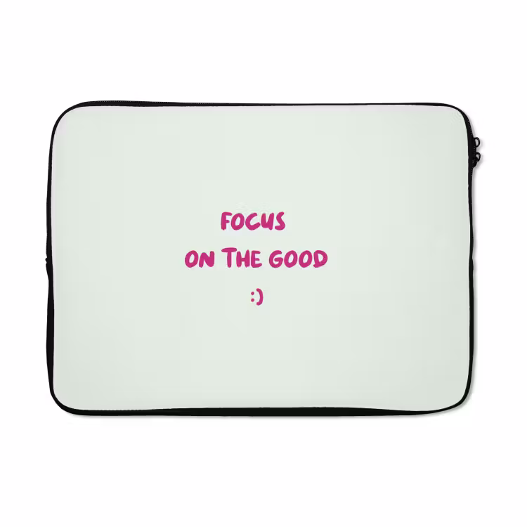 Laptophoes - Focus - Beige - Roze - Smiley — 5