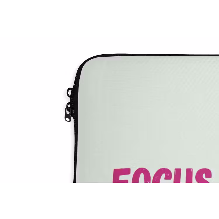 Laptophoes - Focus on the good - Beige - Roze — 6
