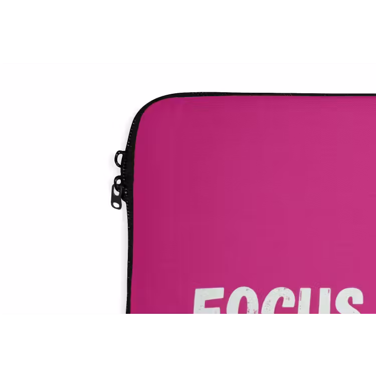 Laptophoes - Focus on the good - Roze - Simple — 6