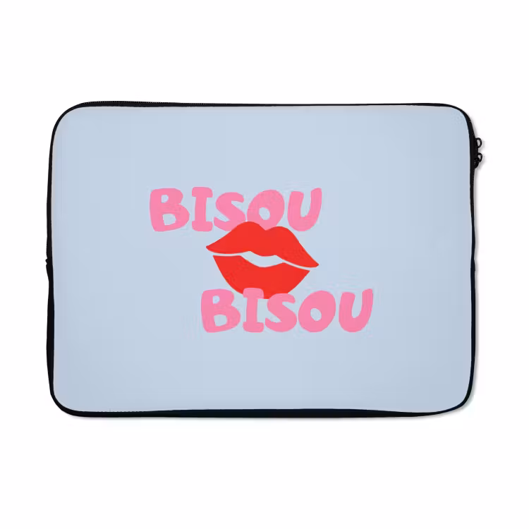 Laptophoes - Lippen - Bisou - Blauw — 5