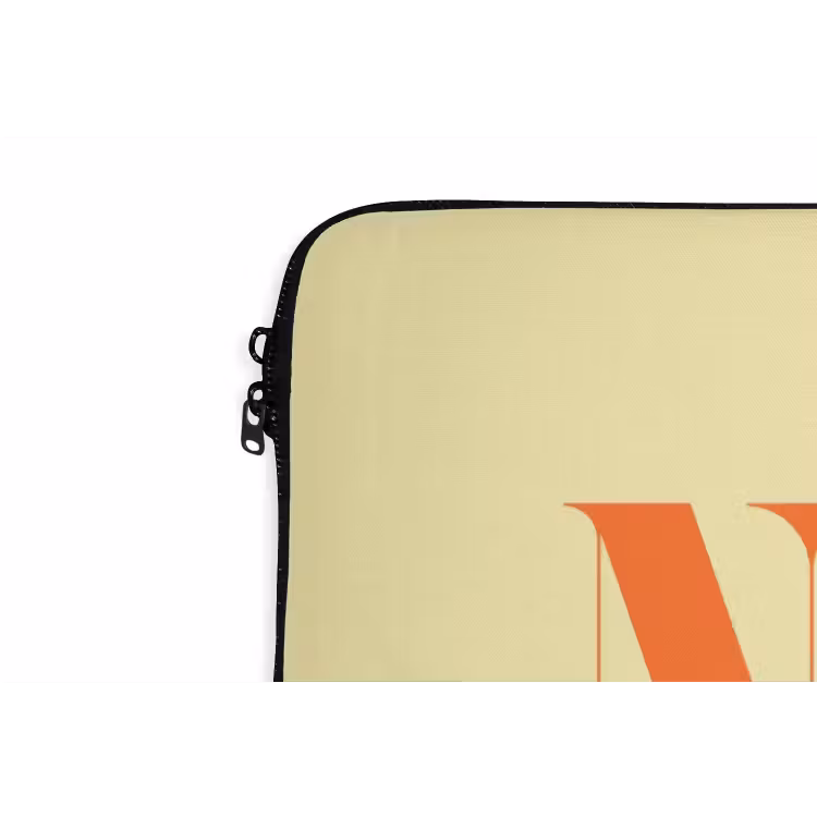 Laptophoes - Nice - Oranje - Geel - Minimalistisch — 6