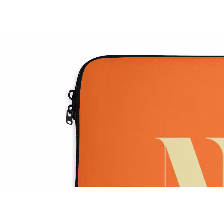 Laptophoes - Oranje - Gebroken wit - Nice — 6