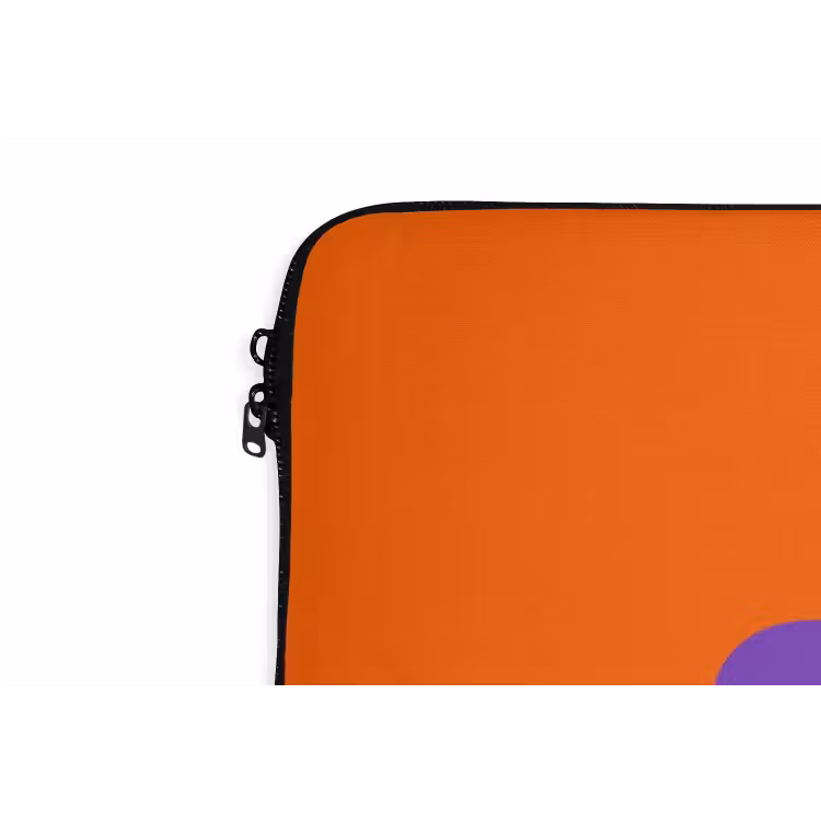 Laptophoes - See the good - Paars - Oranje - Smiley — 6