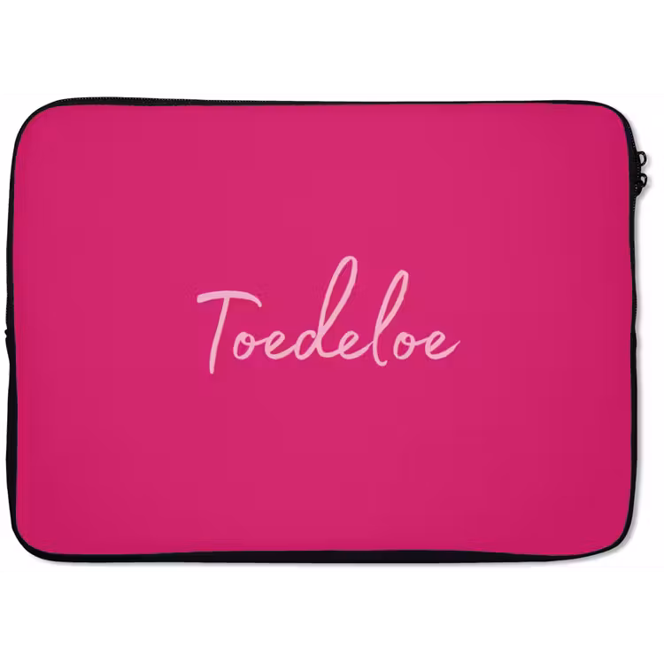 Laptophoes - Toedeloe - Roze — 1