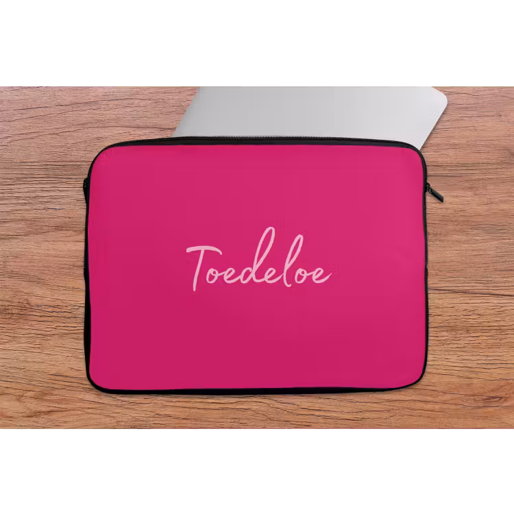 Laptophoes - Toedeloe - Roze — 2