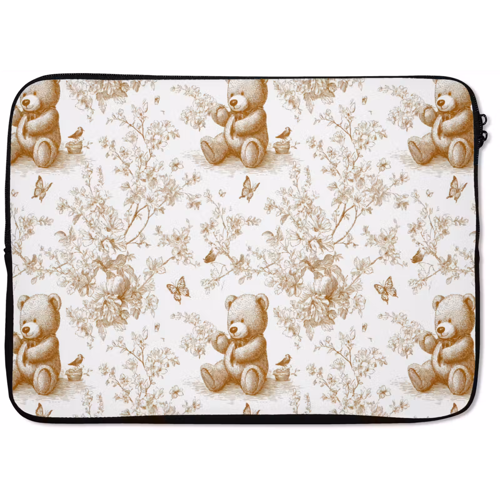 Laptophoes - Beer - Tijdloos - Bruin — 1