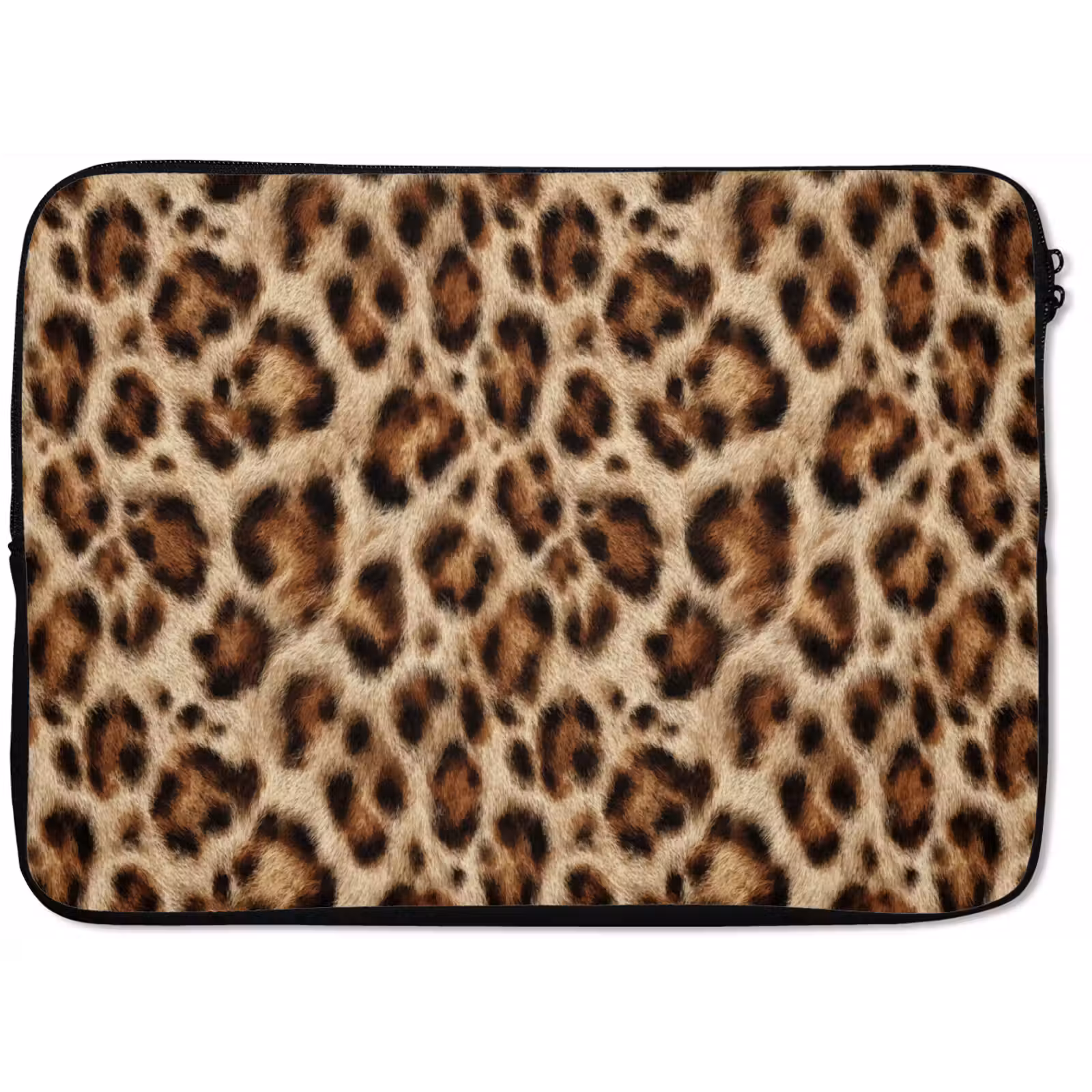 Laptophoes - Luipaard - Bruin - Vacht — 1