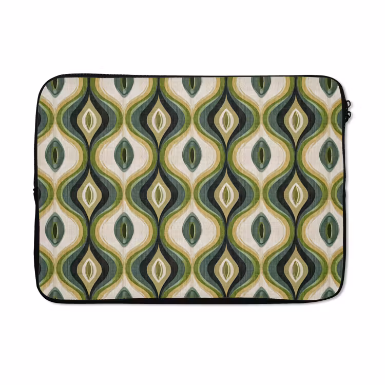 Laptophoes - Abstract - Ritmisch - Groen — 5