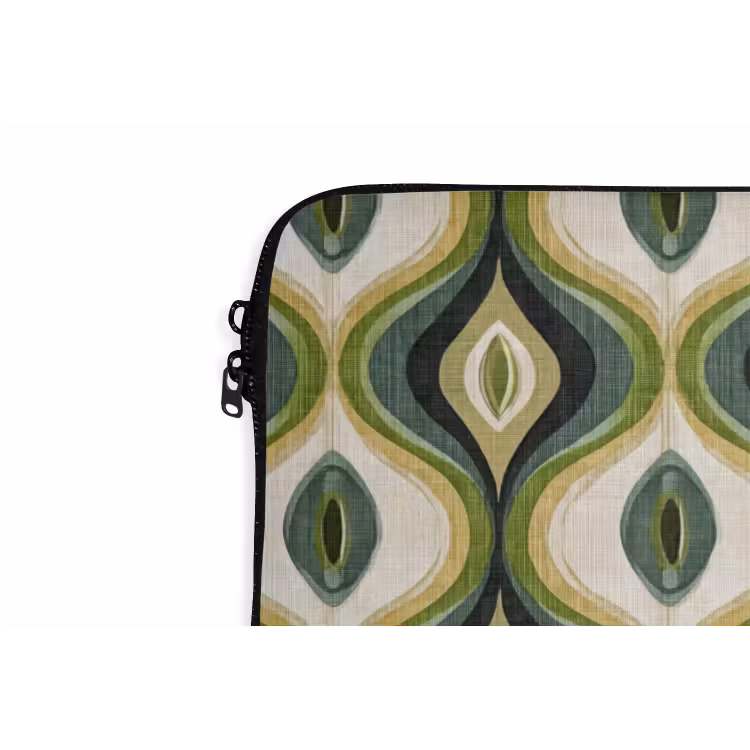 Laptophoes - Abstract - Ritmisch - Groen — 6