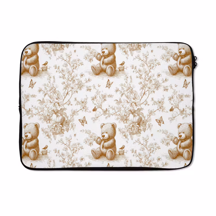 Laptophoes - Beer - Tijdloos - Bruin — 5
