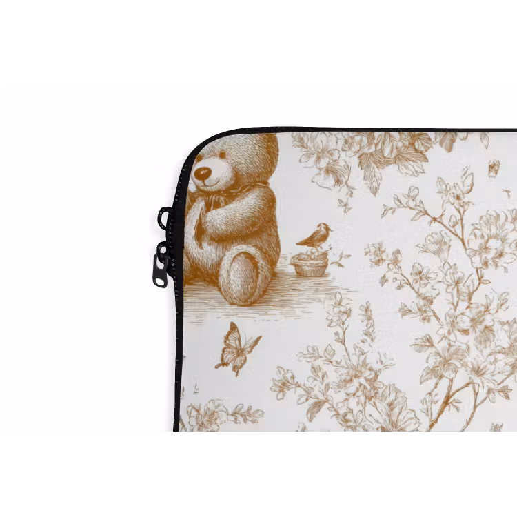 Laptophoes - Beer - Tijdloos - Bruin — 6