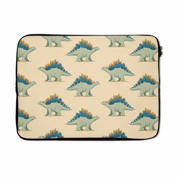 Laptophoes - Dino - Patroon - Groen — 5