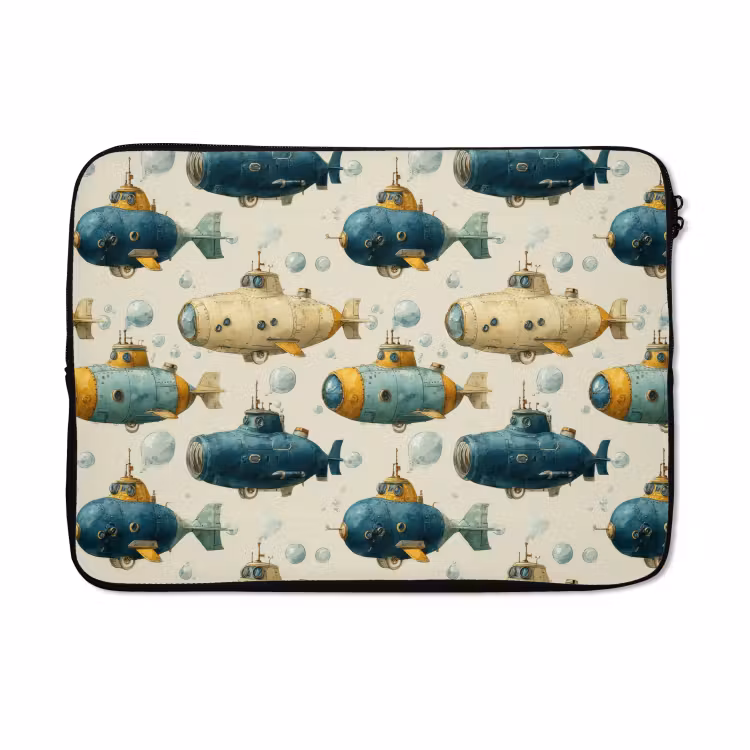Laptophoes - Duikboot - Fantasie - Kleurrijk — 5