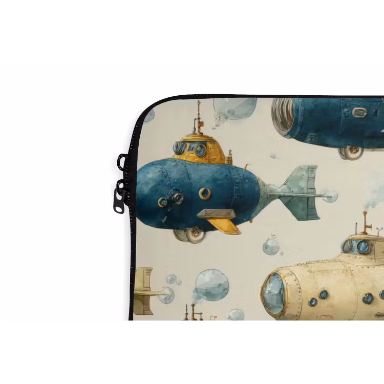 Laptophoes - Duikboot - Fantasie - Kleurrijk — 6