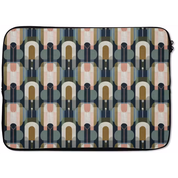 Laptophoes - Geografisch - Modern - Kleurrijk — 1