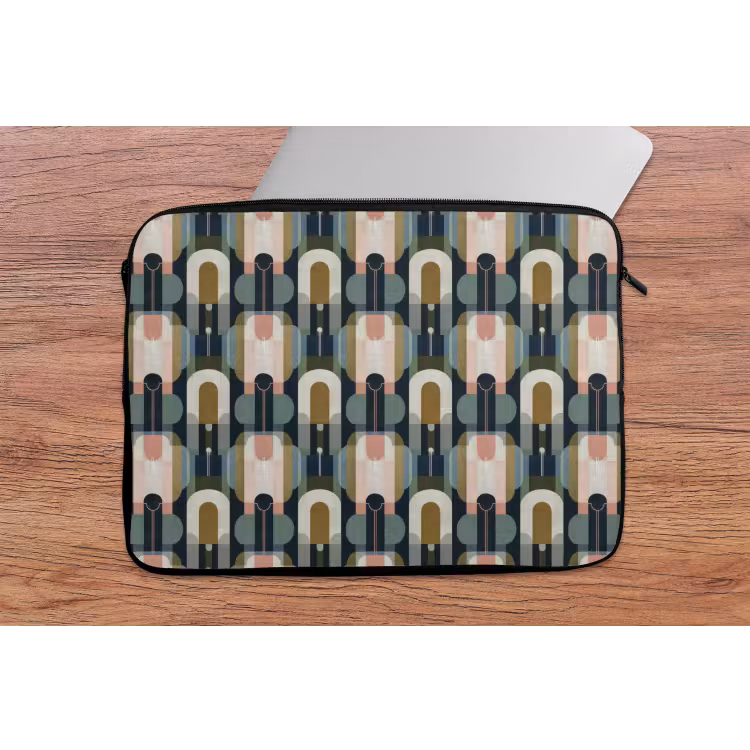 Laptophoes - Geografisch - Modern - Kleurrijk — 2