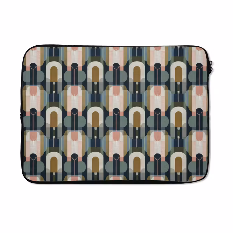 Laptophoes - Geografisch - Modern - Kleurrijk — 5