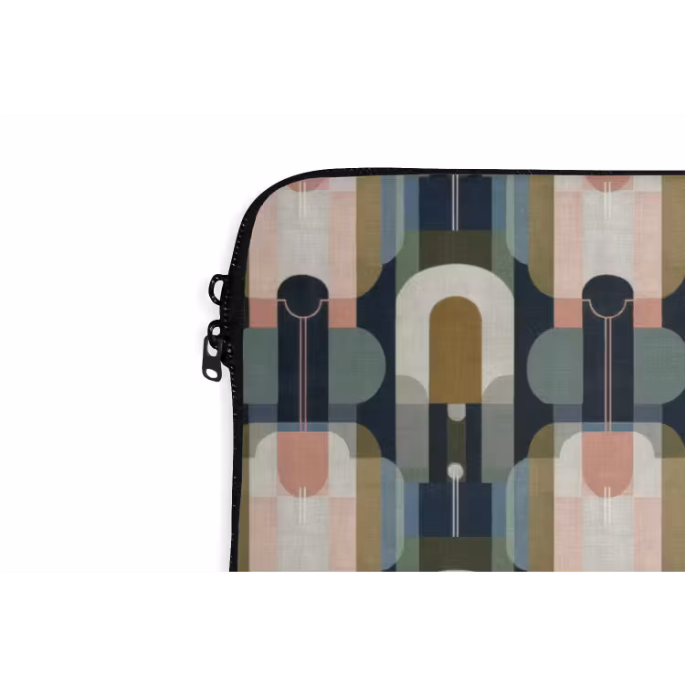 Laptophoes - Geografisch - Modern - Kleurrijk — 6