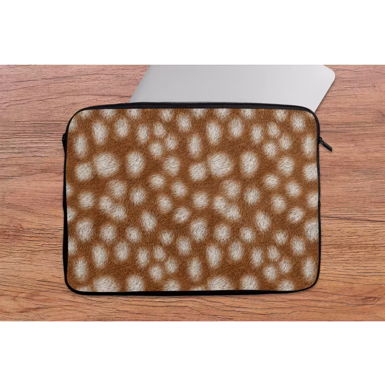 Laptophoes - Hert - Bruin - Vacht — 2