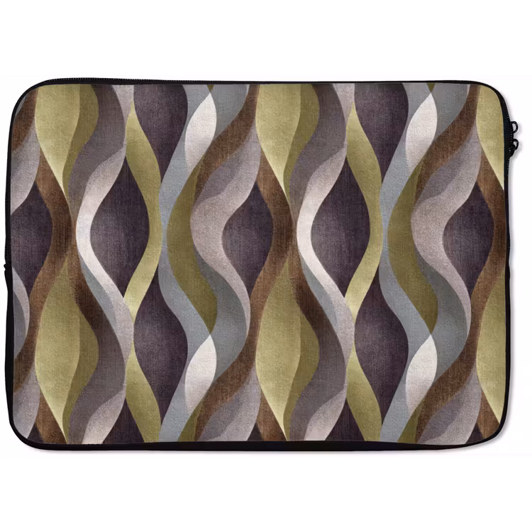 Laptophoes - Retro - Banen - Kleurrijk — 1