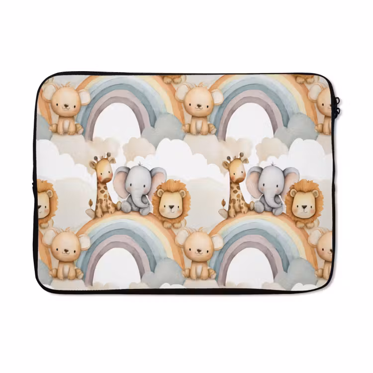 Laptophoes - Safari - Regenboog - Kleurrijk — 5
