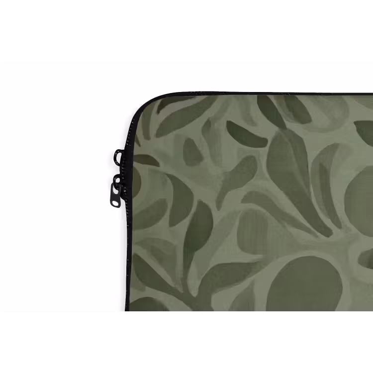 Laptophoes - Sereen - Bladeren - Groen — 6