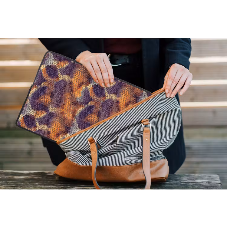 Laptophoes - Slang - Kleurrijk - Schubben — 4