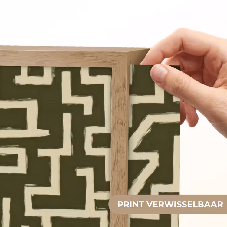 Lightbox - Wandlamp - Abstract - Lijnen - Groen — 5
