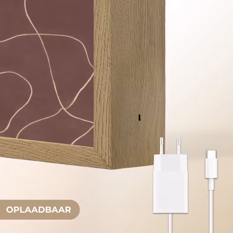Lightbox - Wandlamp - Abstract - Modern - Bruin — 7