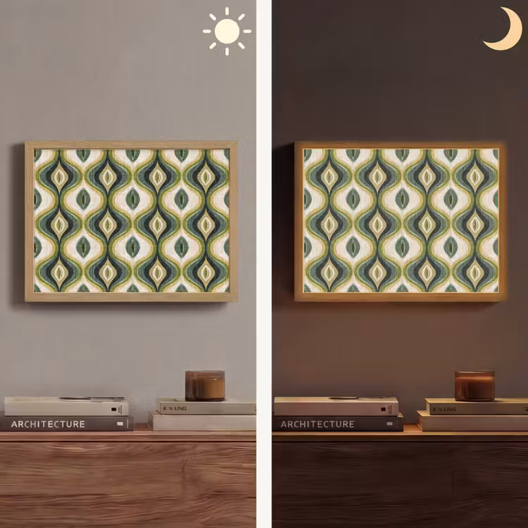 Lightbox - Wandlamp - Abstract - Ritmisch - Groen — 6