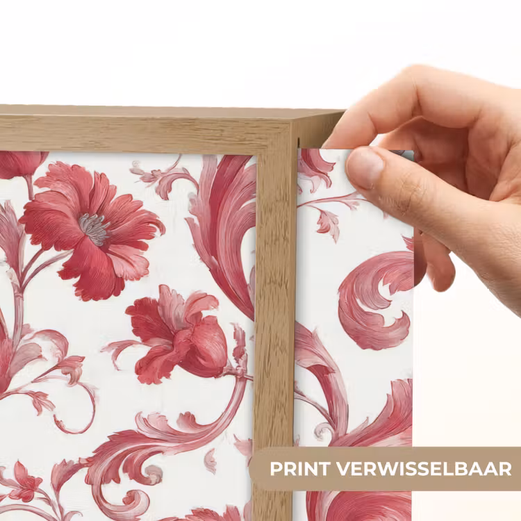 Lightbox - Wandlamp - Barok - Patroon - Rood — 5