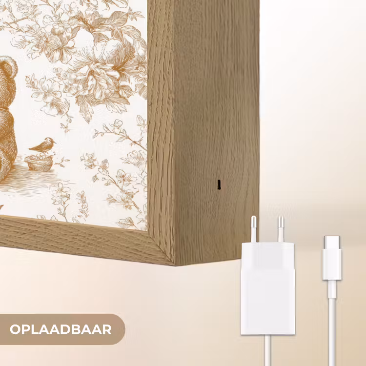 Lightbox - Wandlamp - Beer - Tijdloos - Bruin — 7