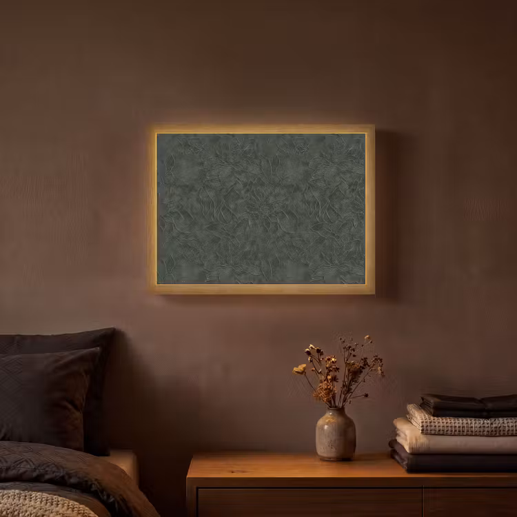 Lightbox - Wandlamp - Bloemen - Lijnen - Groen — 3