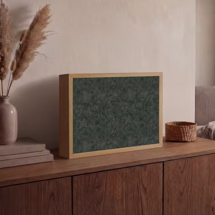Lightbox - Wandlamp - Bloemen - Lijnen - Groen — 4