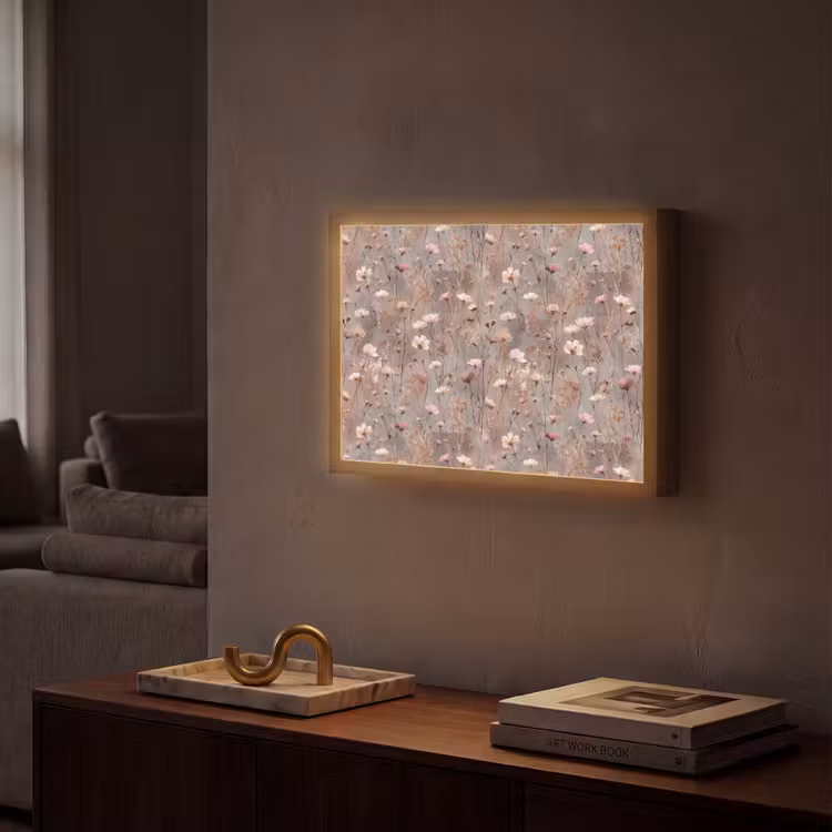 Lightbox - Wandlamp - Bloemen - Wild - Pastel — 2