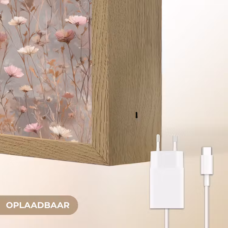 Lightbox - Wandlamp - Bloemen - Wild - Pastel — 7