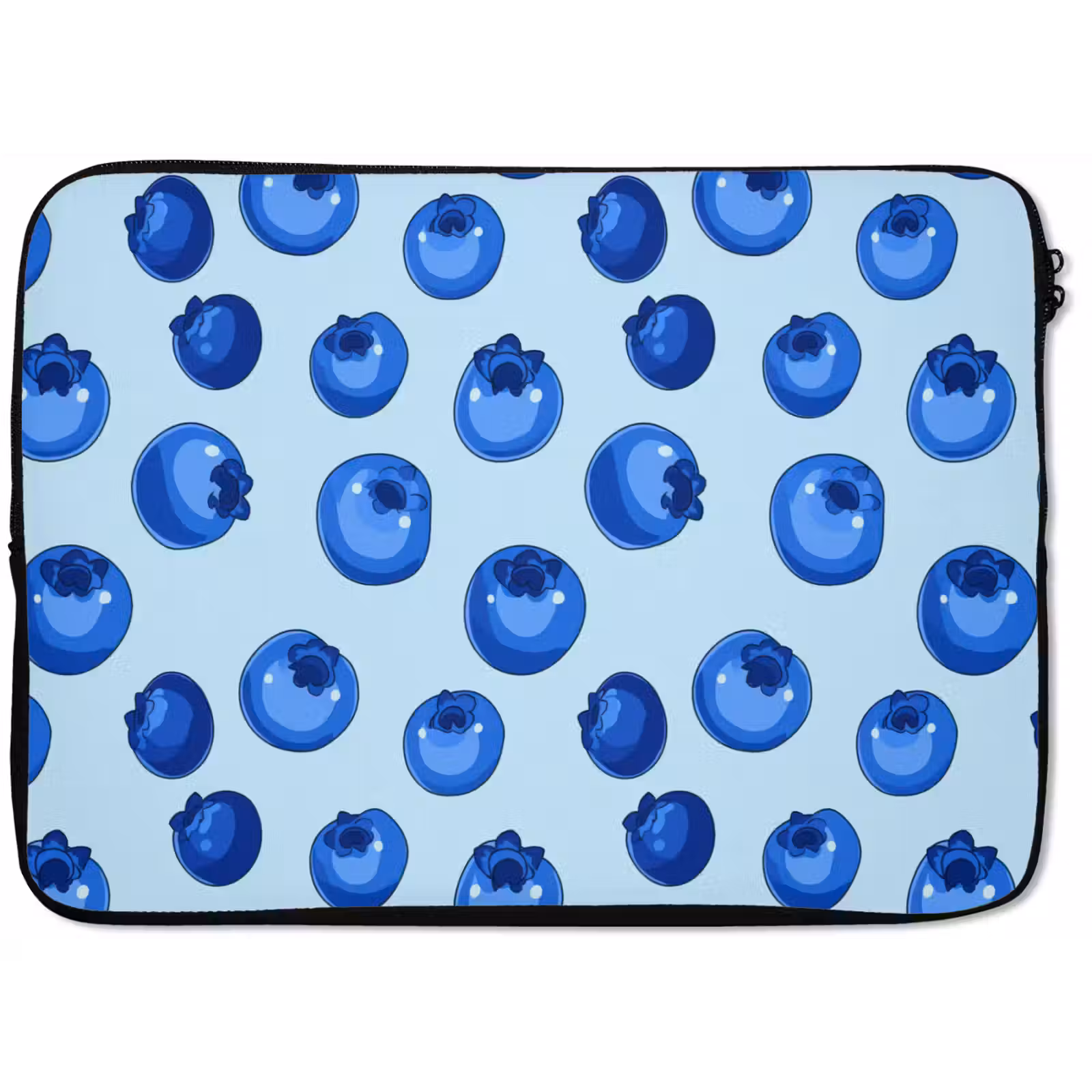 Laptophoes - Bessen - Modern - Blauw — 1