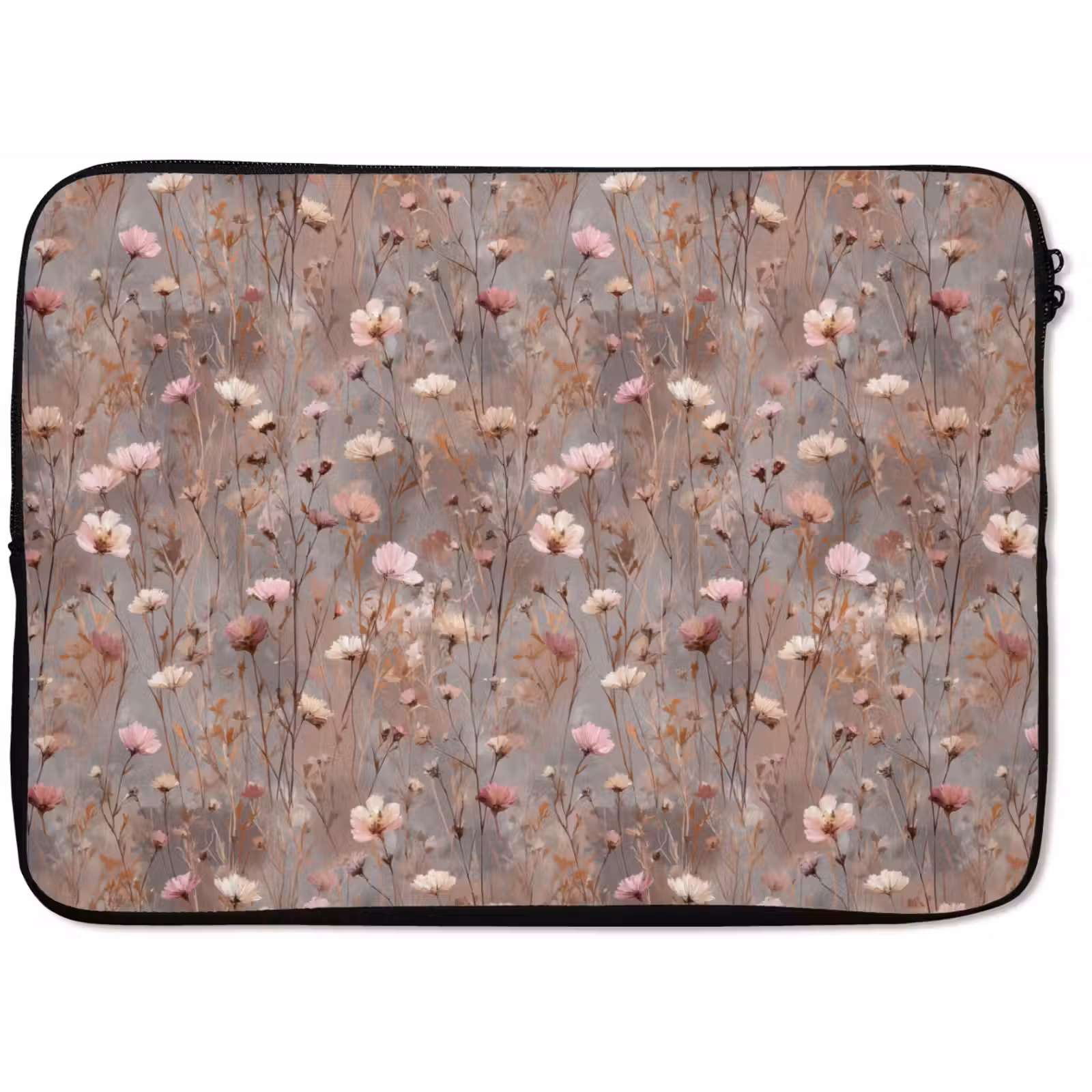 Laptophoes - Bloemen - Wild - Pastel — 1