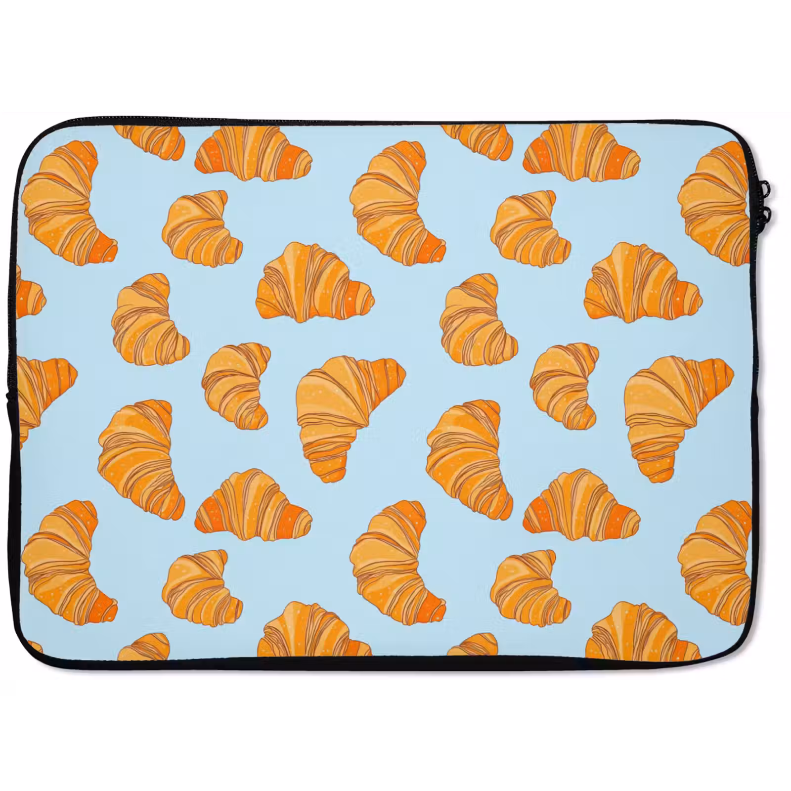 Laptophoes - Croissant - Speels - Blauw — 1