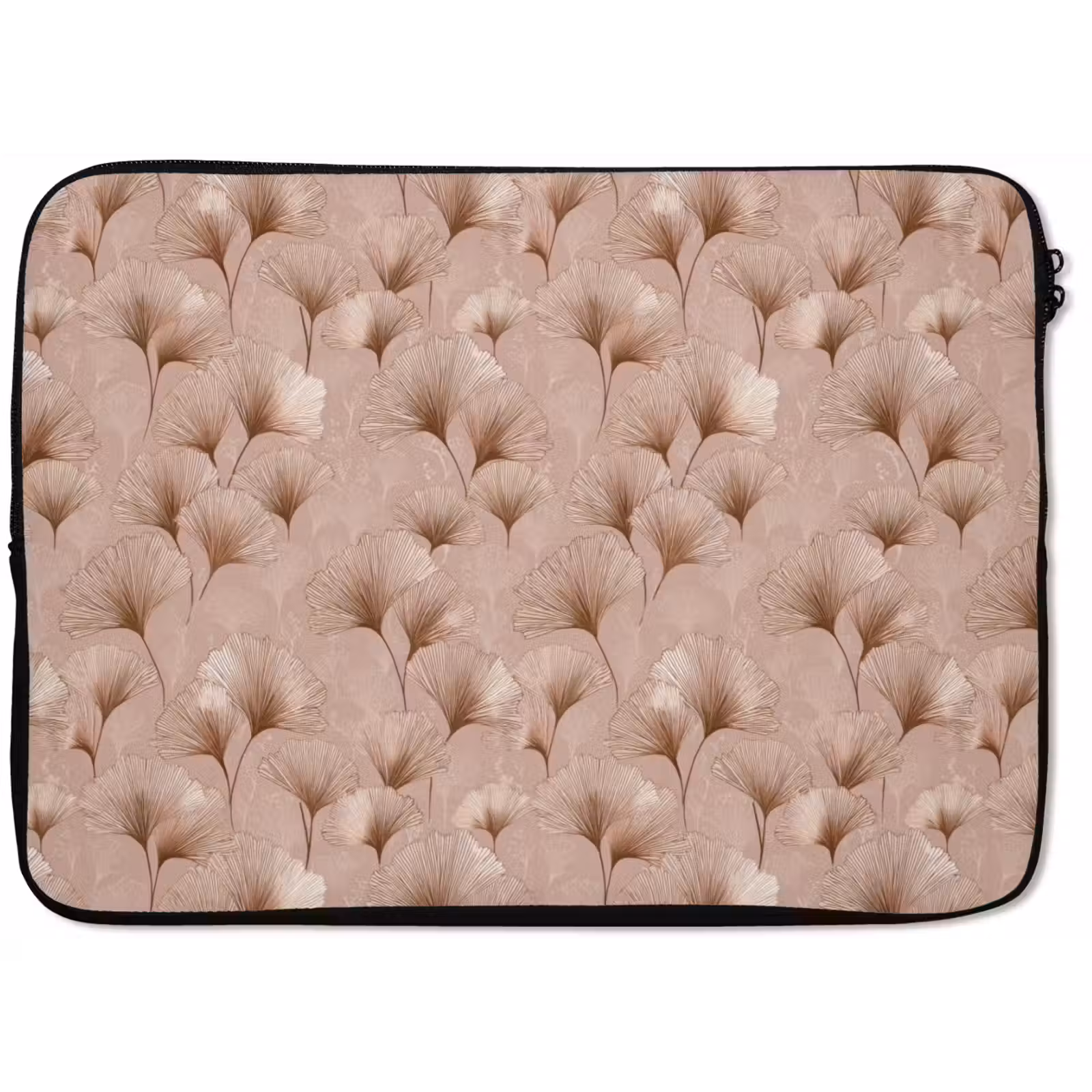 Laptophoes - Ginkgo - Patroon - Roze — 1