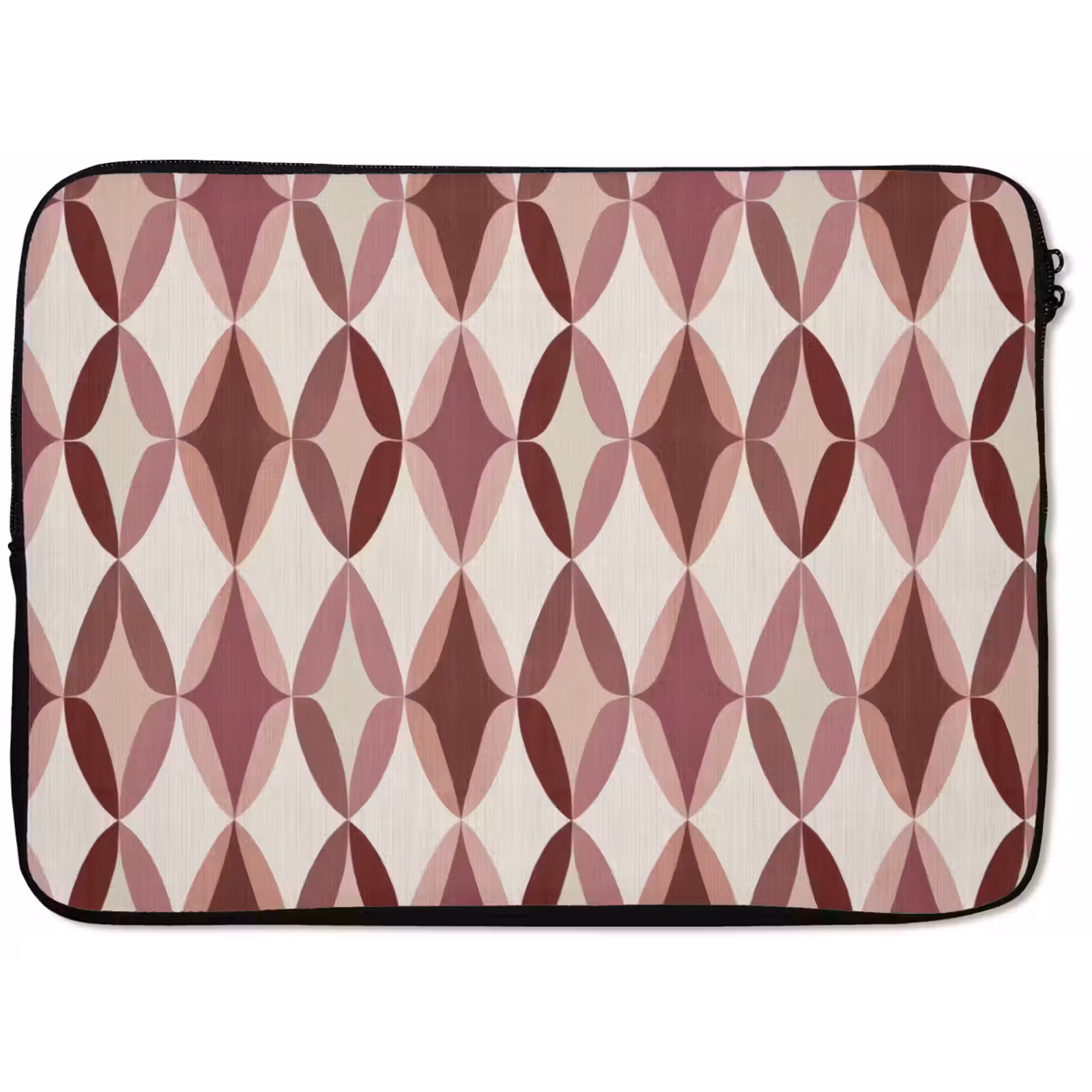 Laptophoes - Ovaal - Textuur - Roze — 1