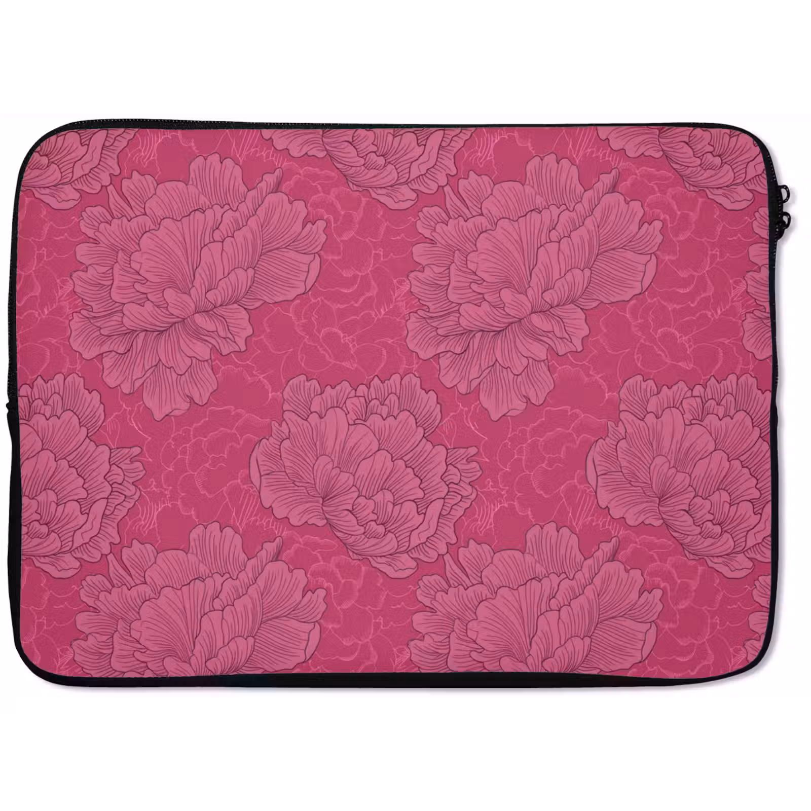 Laptophoes - Pioenrozen - Energiek - Roze — 1