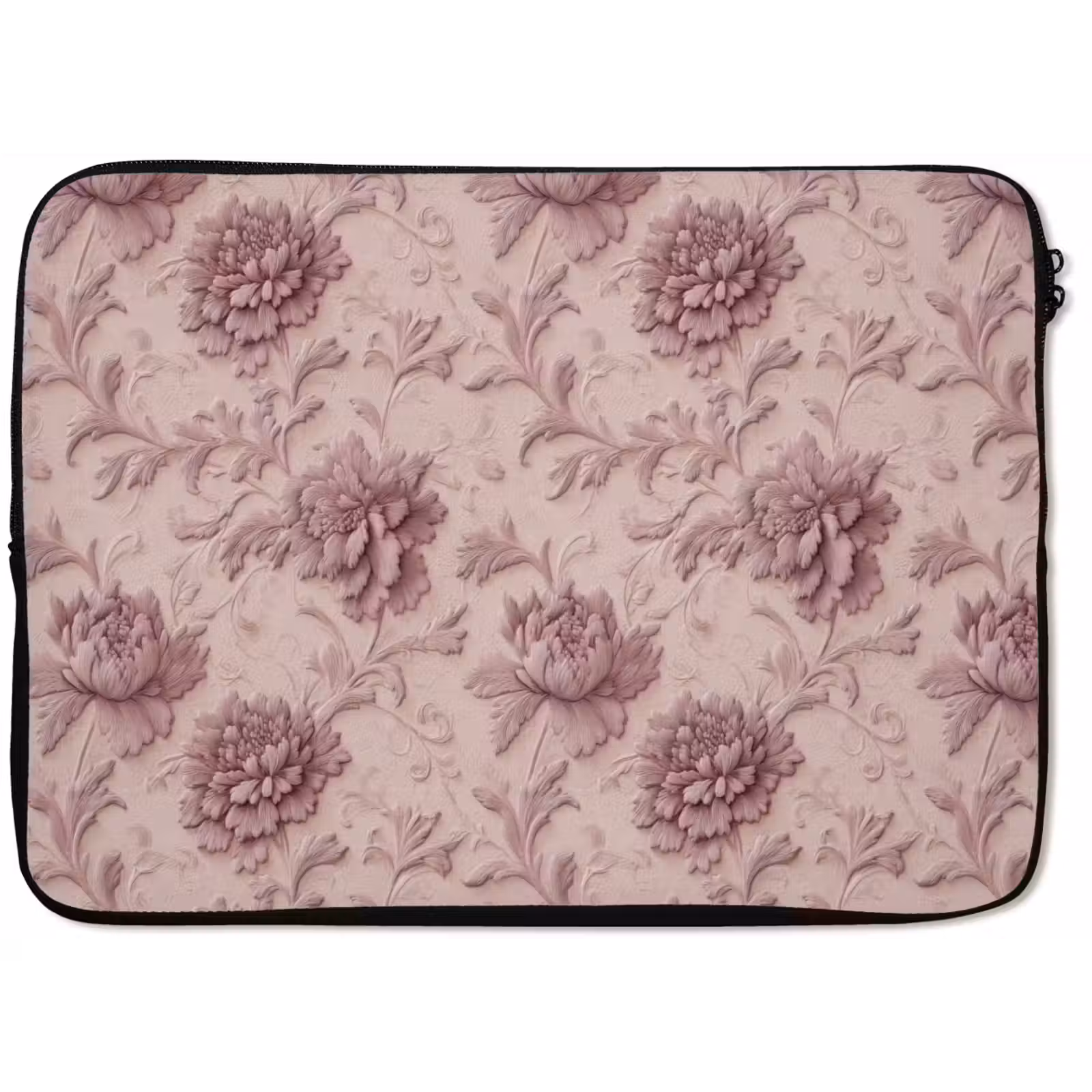 Laptophoes - Reliëf - Pioenrozen - Roze — 1
