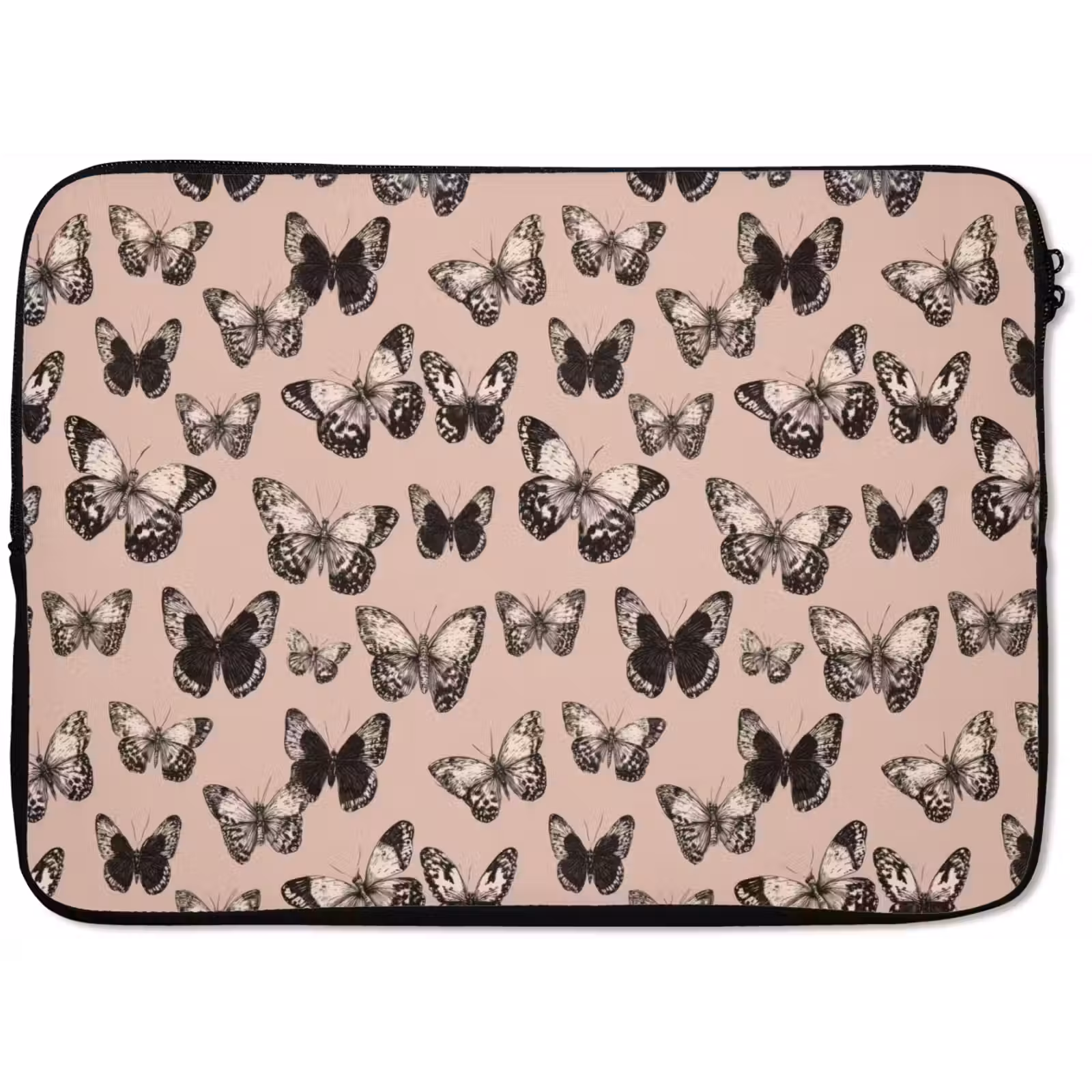 Laptophoes - Tijdloos - Vlinders - Perzik — 1