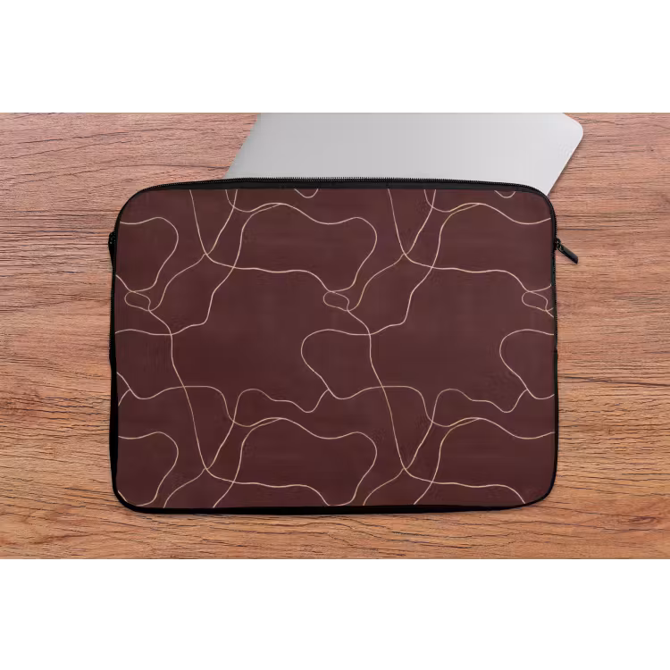 Laptophoes - Abstract - Modern - Bruin — 2
