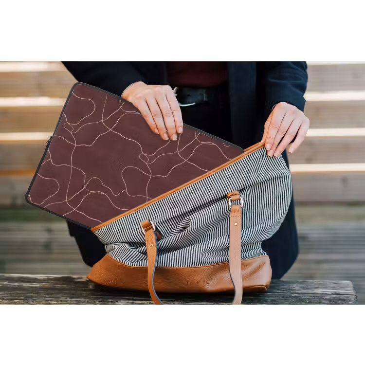 Laptophoes - Abstract - Modern - Bruin — 4